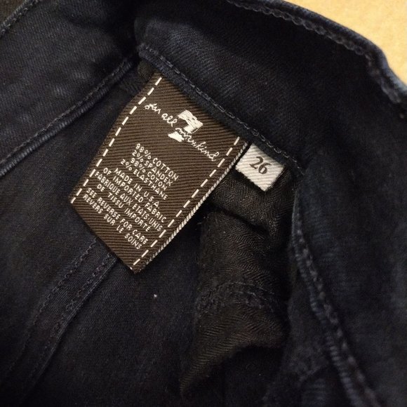 7 for All Mankind Jeans Womens 26 Denim Jeans - Picture 6 of 6